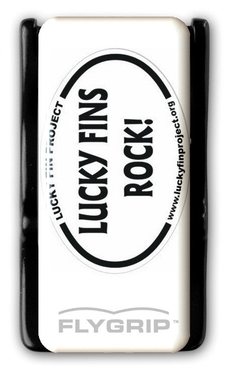 Lucky Fin Project Charity Flygrip Lucky Fins Rock! w/FREE CASE