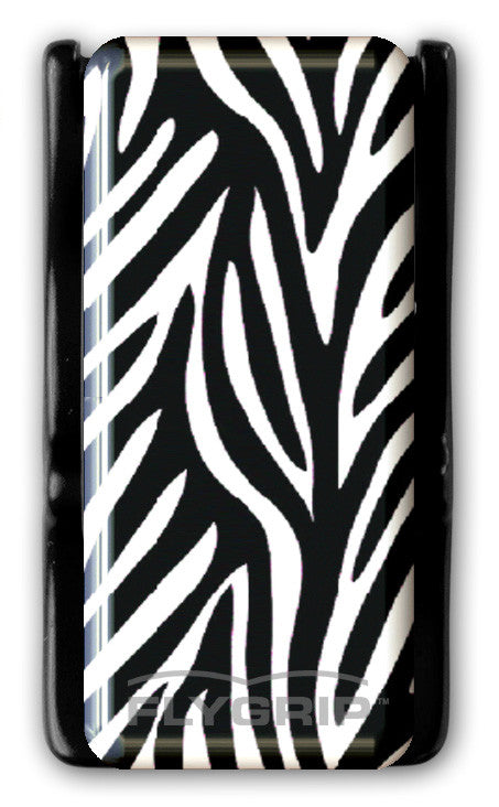 Flygrip Gravity Black/White Zebra  w/FREE CASE