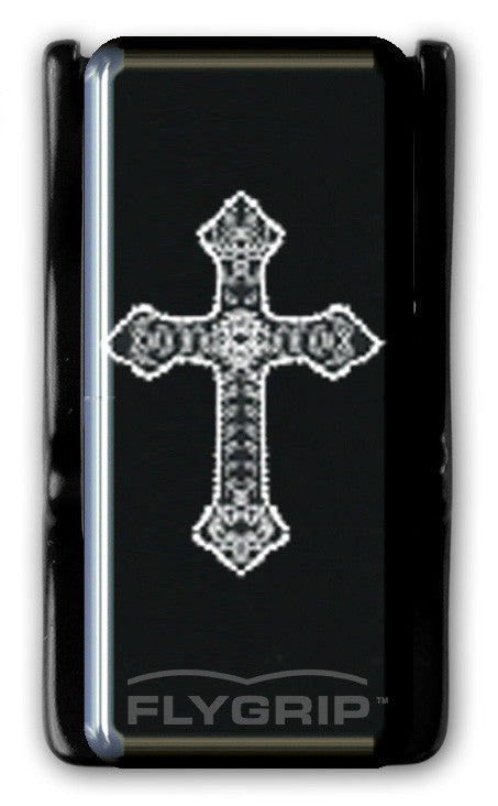 Flygrip Gravity Black and White Cross w/FREE CASE