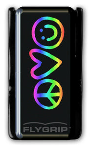 Flygrip Gravity Peace/Love/Happiness w/FREE CASE