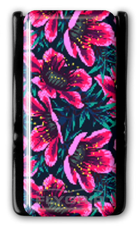 Flygrip Gravity Hot Pink Flowers w/FREE CASE