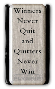 Flygrip Winners Never Quit w/FREE CASE